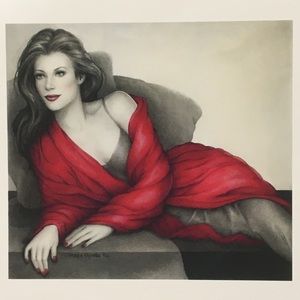 THE GIRL IN RED Giclee print